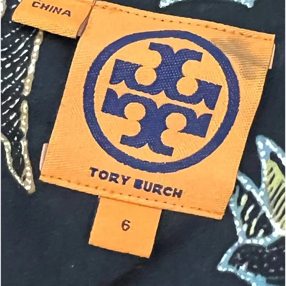 Tory Burch Silk Blend Mini Sheath Dress magical animal print size 6 - Picture 10 of 15